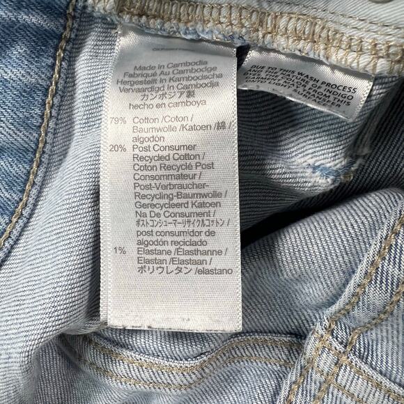 Madewell The Perfect Vintage Straight Leg Light Wash Jeans Size 27 - Picture 7 of 14